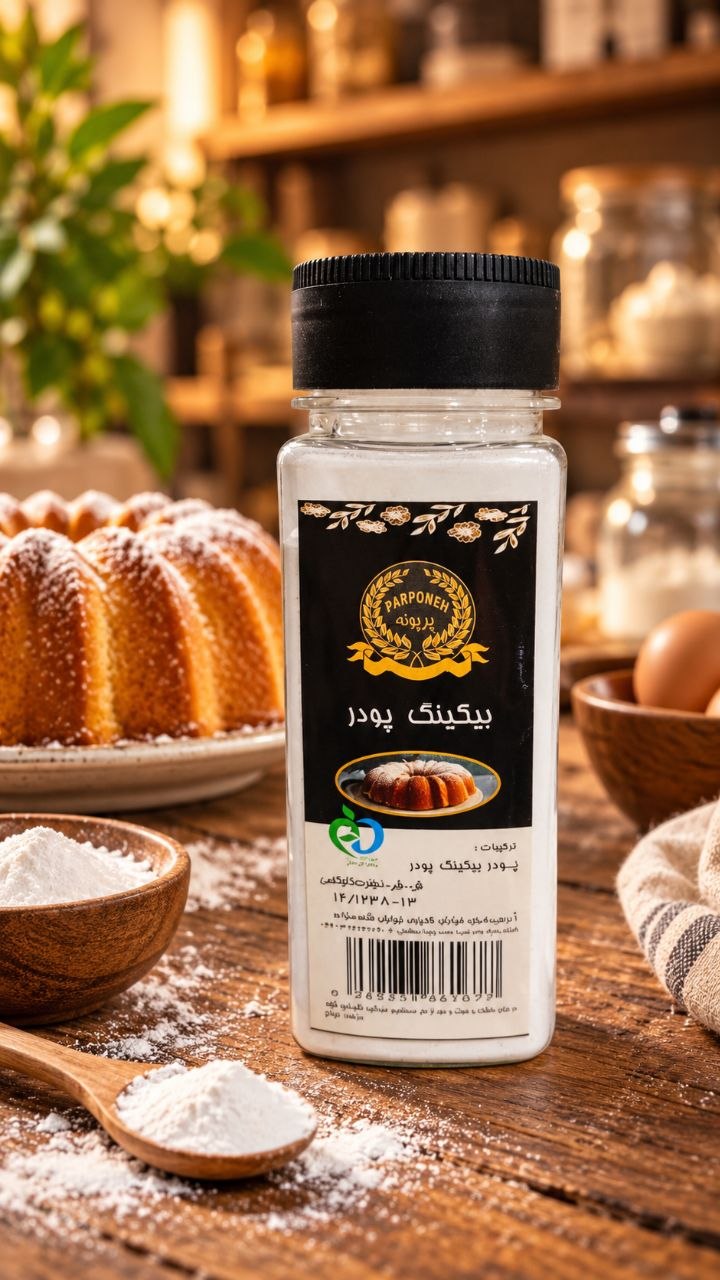 بیکینگ پودر 100 گرم پت پرپونه